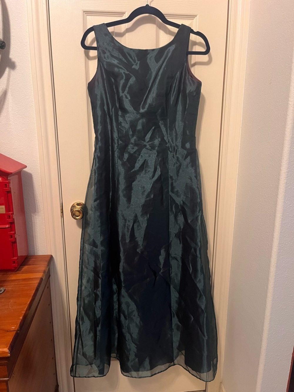 Alex Evenings Dark Teal Evening Gown
